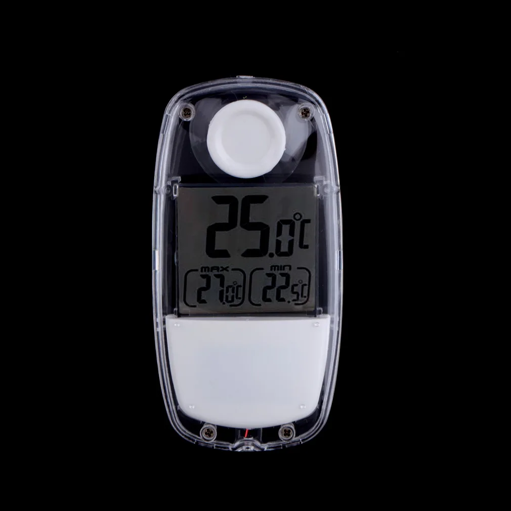 Термометр для окон на солнечной батарее с ЖК дисплеем|Приборы измерения
