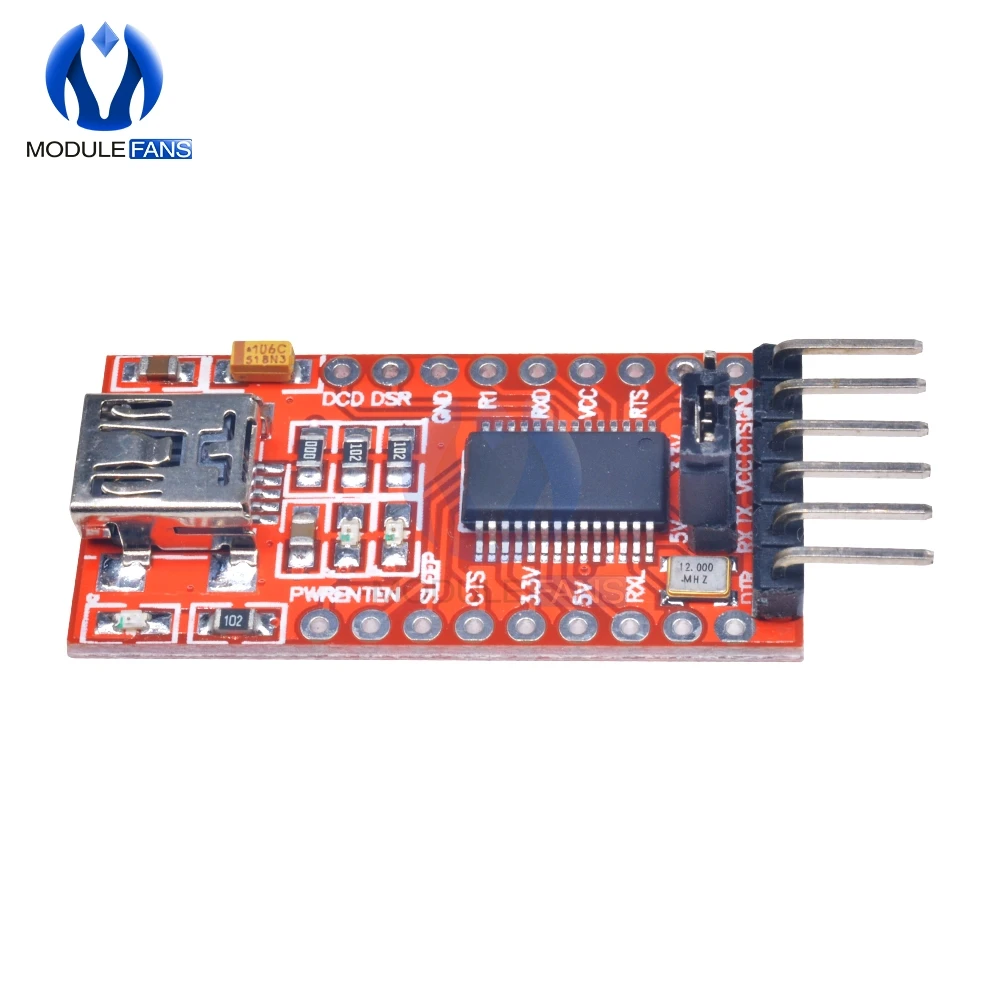 FT232RL FT232 FTDI USB 3,3 В 5,5 В к ttl последовательный адаптер модуль мини порт для Arduino Pro до 232 основной программы загрузчик