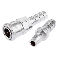 2pcs iron pneumatic fittings air line hose compressor connector quick release coupler air line fittings for 12mm hose sh40 ph40