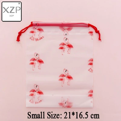 Small Size XZP, прозрачная косметичка, фламинго, дорожный кейс для косметики, женский косметический Органайзер для ванной, сумка для хранения, косметичка, косметичка - Цвет: Small Size