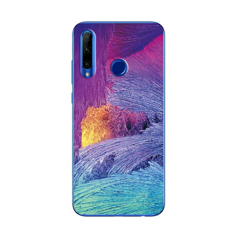 Soft TPU Phone Case For Huawei Honor 10i HRY-LX1 6.21'ɼover Colorful Painted Novelty Shell Para Capa Funda |