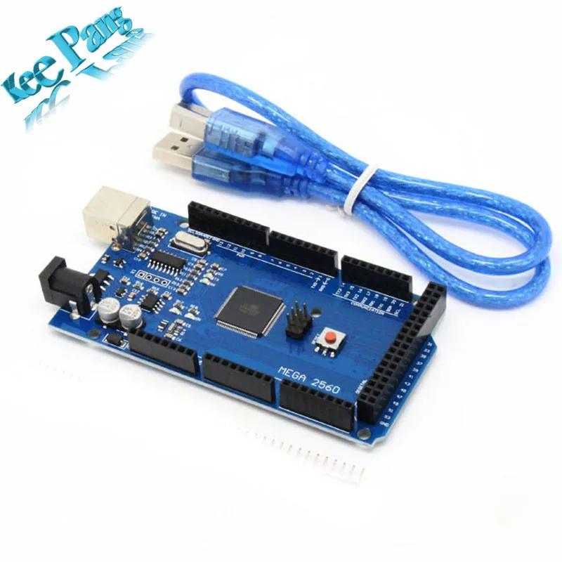 USB плата Kee pang MEGA 2560 R3 ATmega2560 AVR + Бесплатный кабель для arduino MEGA2560 запчасти 3D