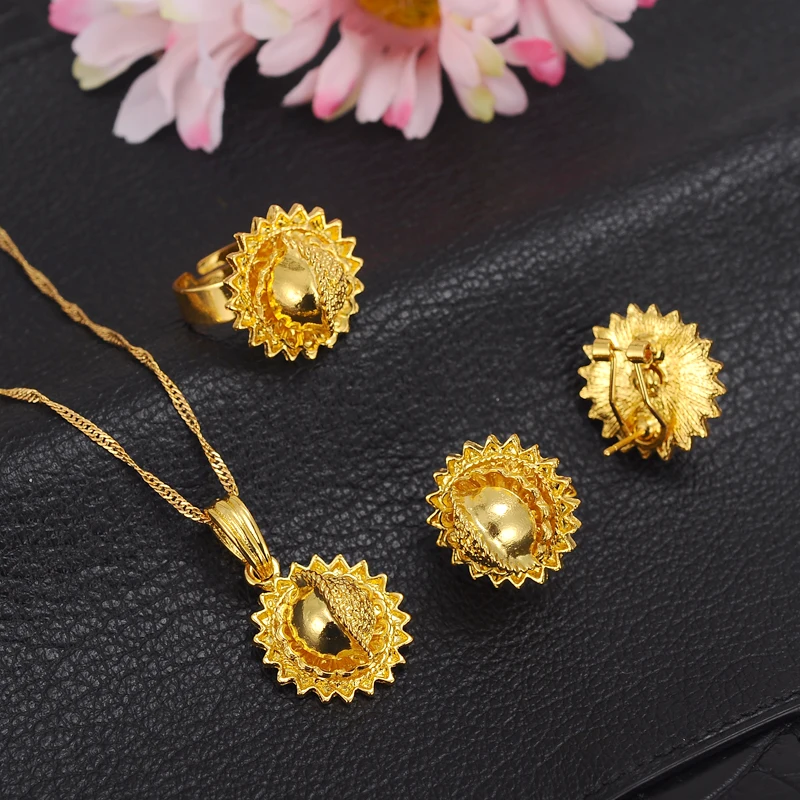 Bangrui эфиопское золотое ожерелье подвески серьги кольцо хабеша свадьба Эритрея