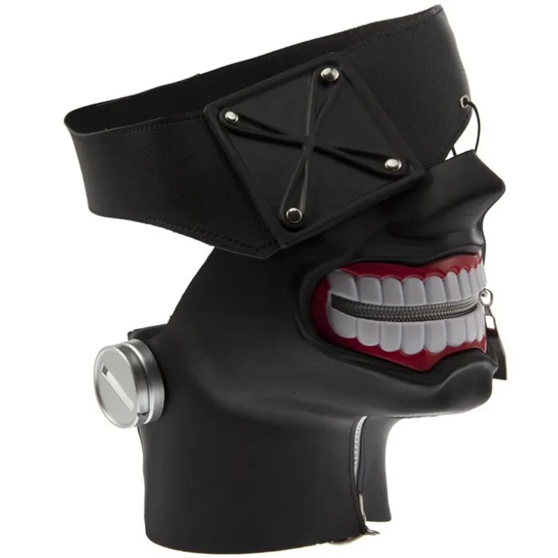 Новая версия люкс латекс Токио вурдалак Кен Kaneki маска с регулируемой застежкой