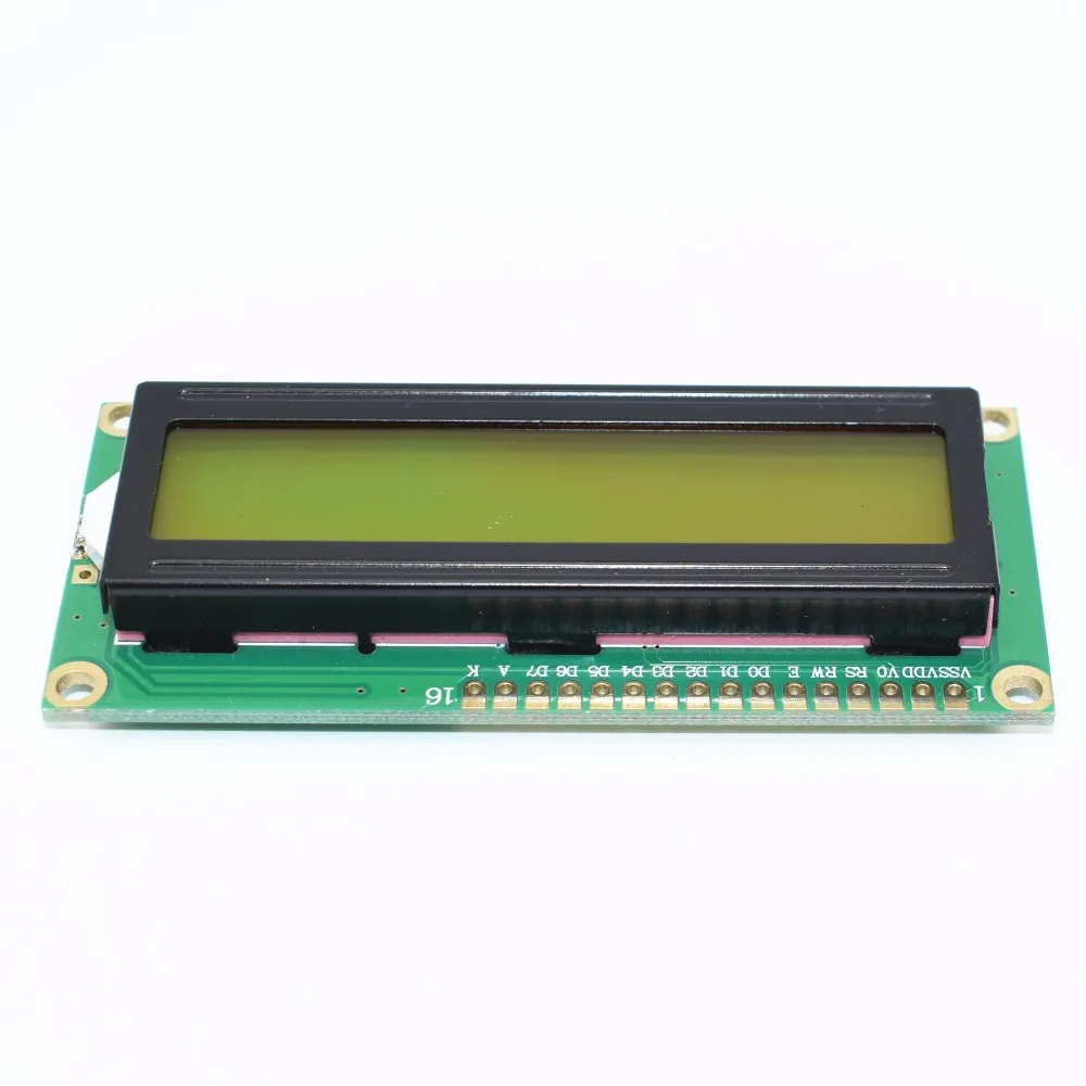 Модуль 1602 LCD 1 шт. зеленый экран 16x2 ЖК дисплей Module.1602 5V и белый код для arduino|lcd 1602|lcd
