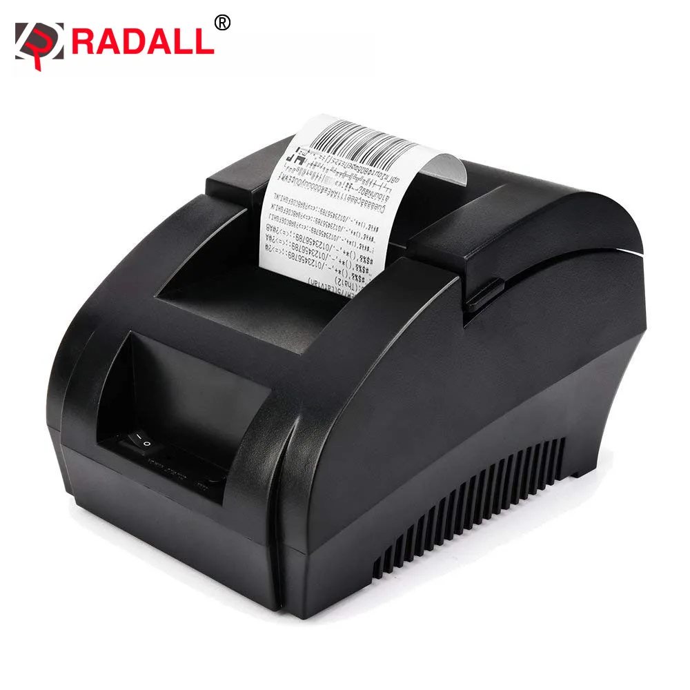RD-5890K 58 мм USB термальный принтер высокоскоростной печати совместимый с ESC/POS команды печати набор RD-S1 1D проводной лазерный сканер штрих-кода