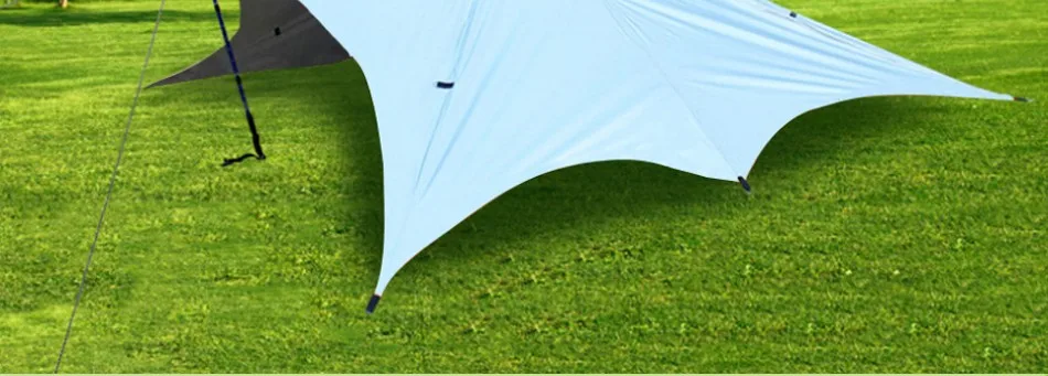 FREE SOLDIER outdoor sports camping hiking tactical military awning shelter sunshade for travelling rain fly PU waterproof mat