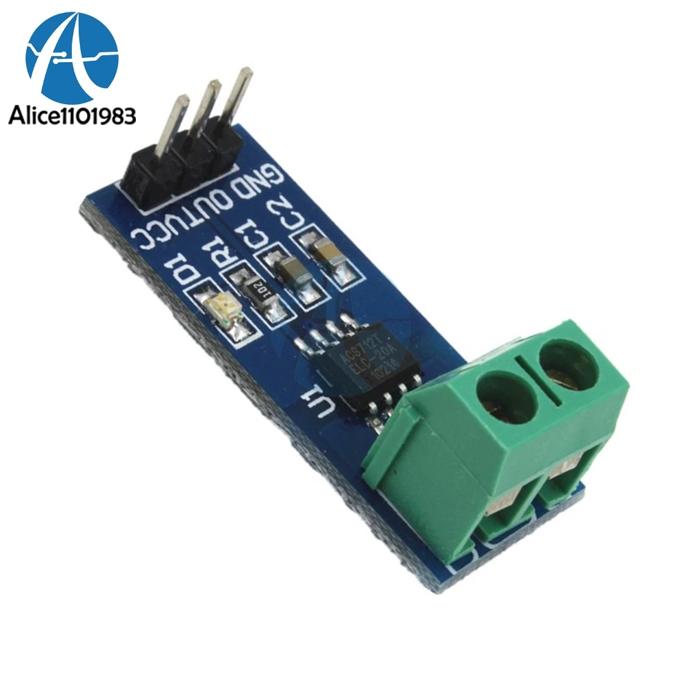 ACS712 30A диапазон датчика Холла модуль для Arduino Diy электронная печатная плата |