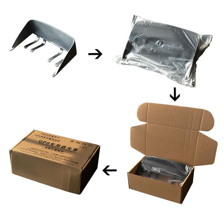 7 дюймовый автомобильный солнцезащитный козырек с GPS антибликовый защитный