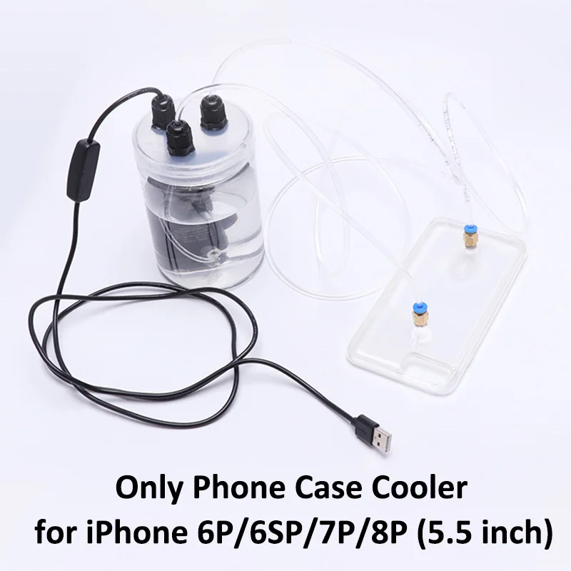 for iPhone 5.5 inch Pubg геймпад для мобильного телефона охлаждающий вентилятор чехол кулер для воды игровой контроллер триггер джойстик смартфон радиатор для iPhone 8P XR - Цвет: for iPhone 5.5 inch