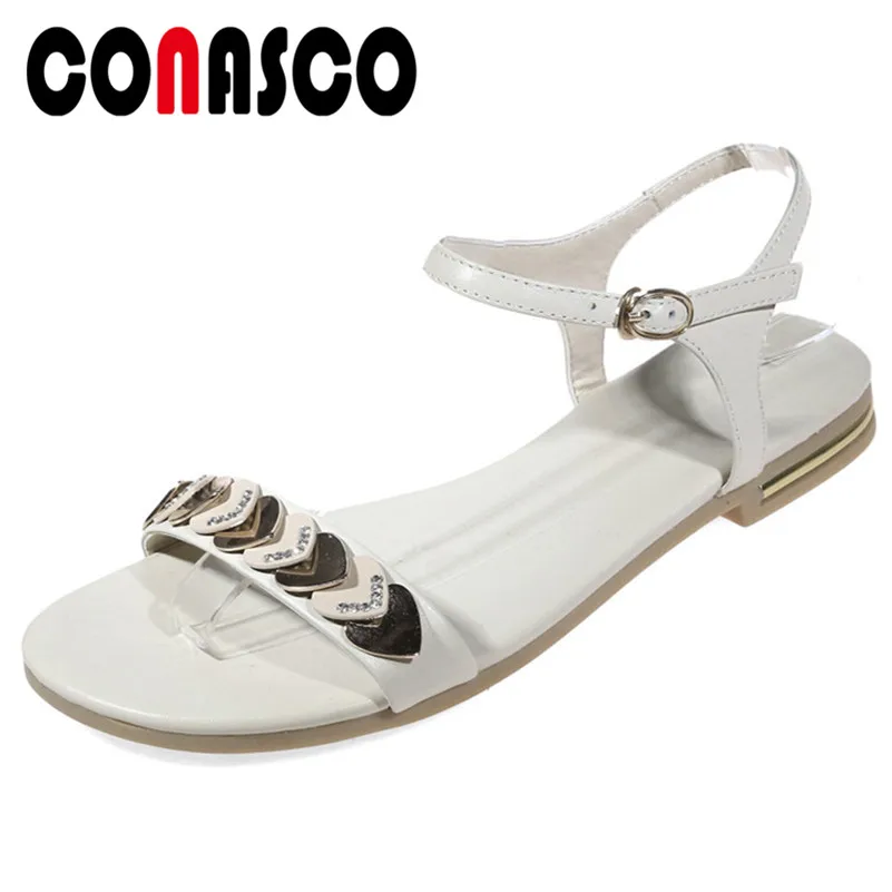 CONASCO/летние женские босоножки в сдержанном стиле Повседневные из натуральной