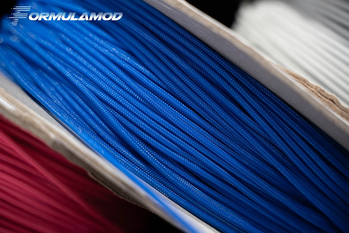 Blue FormulaMod Fm-BJX, 18AWG ткацкие кабели, 1 набор 10 метров, используется для DIY ATX/cpu/PCI-E расширенные кабели - Цвет лезвия: Blue