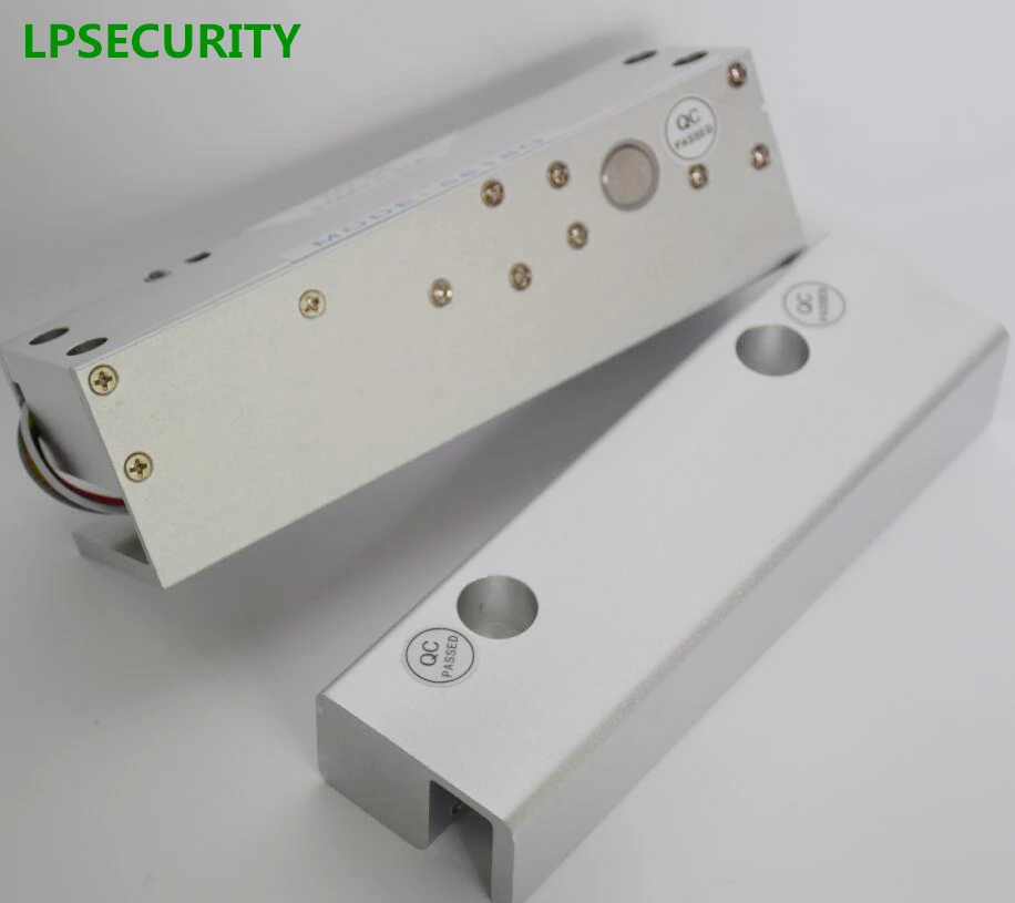 Lpsafety бескаркасная стеклянная дверь электрический замок с защелкой для дверей