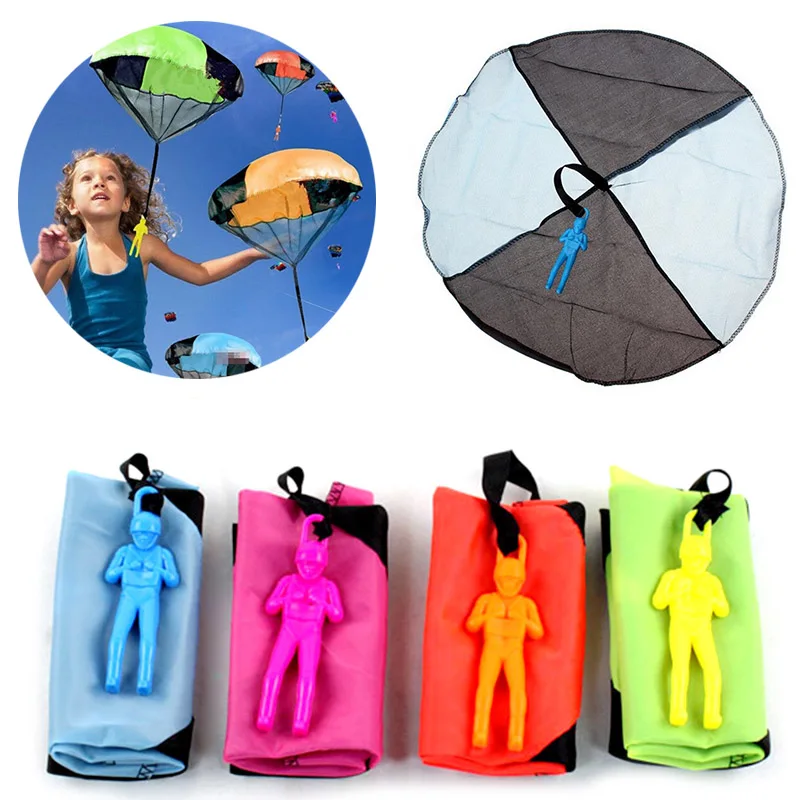 Забавный открытый ручной бросок игрушечный Зонт с парашютом детские развивающие