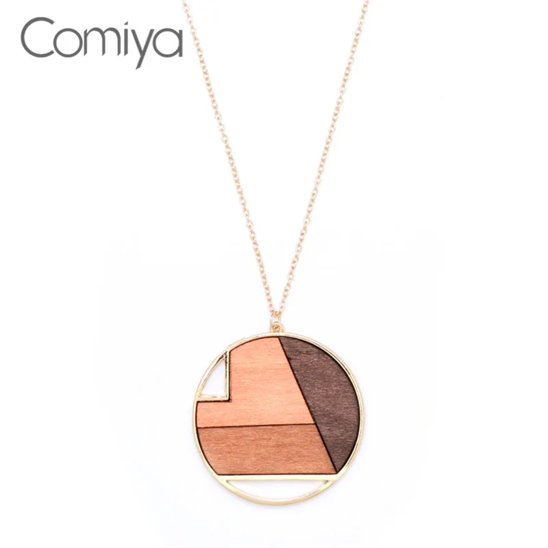 Женское винтажное ожерелье Comiya крупное колье из цинкового сплава ручной работы