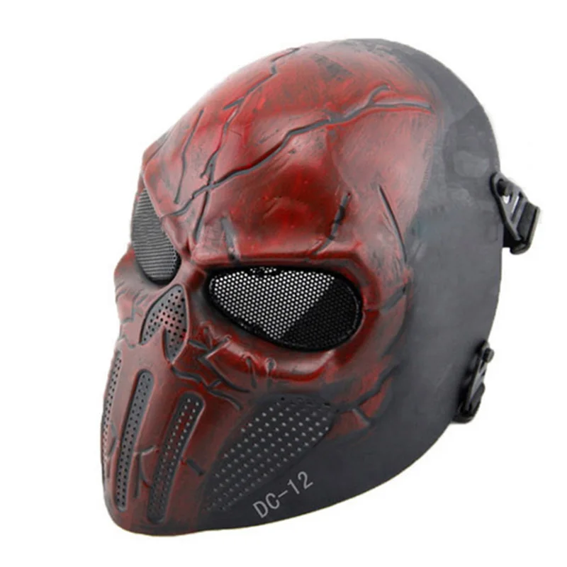 Tactical Airsoftsports paintball wargame face mask with Ear-protective Chastener | Спорт и развлечения