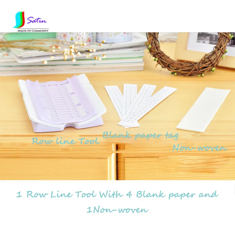 Набор для вышивки крестиком пластиковый аксессуар сделай сам розового зеленого