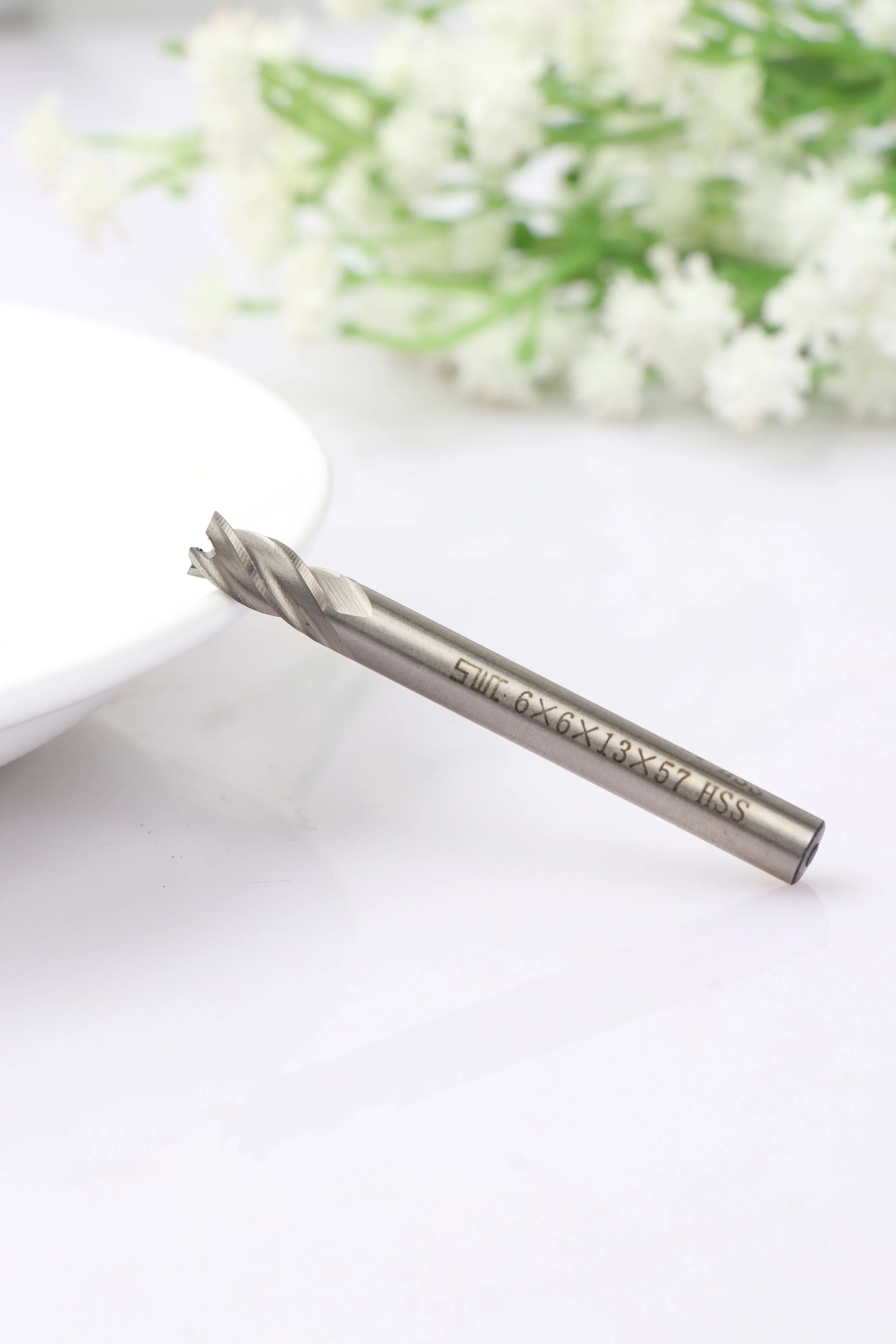 Концевая фреза с ЧПУ четырьмя канавками 6 мм фрезерный станок для металлического