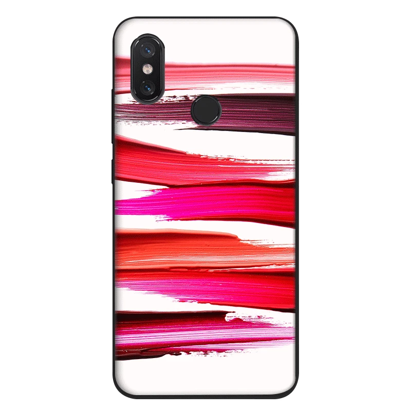 Черный силиконовый чехол из ТПУ для Xiaomi Redmi 4A 4X 5 5A Plus 6A 6 Pro S2 Чехлы макияжа |