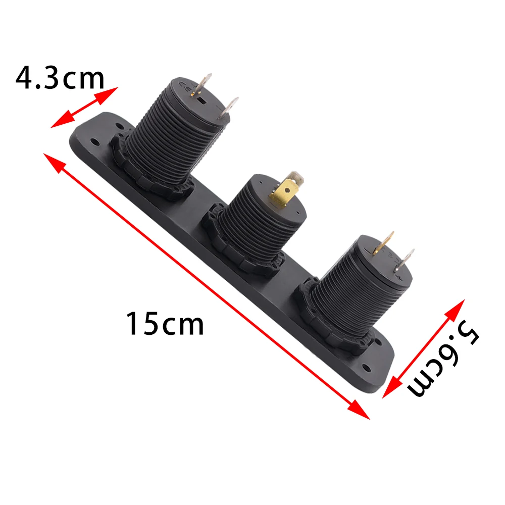 Водонепроницаемый автомобильный адаптер WUPP с двумя USB портами 5 В 4 2 А