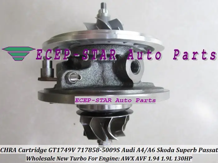 Турбокартридж CHRA Core GT1749 717858 0001 0002 0003 0004 038145702N для Audi A4 A6 VW AWX AVF BLB л|turbo cartridge|turbo