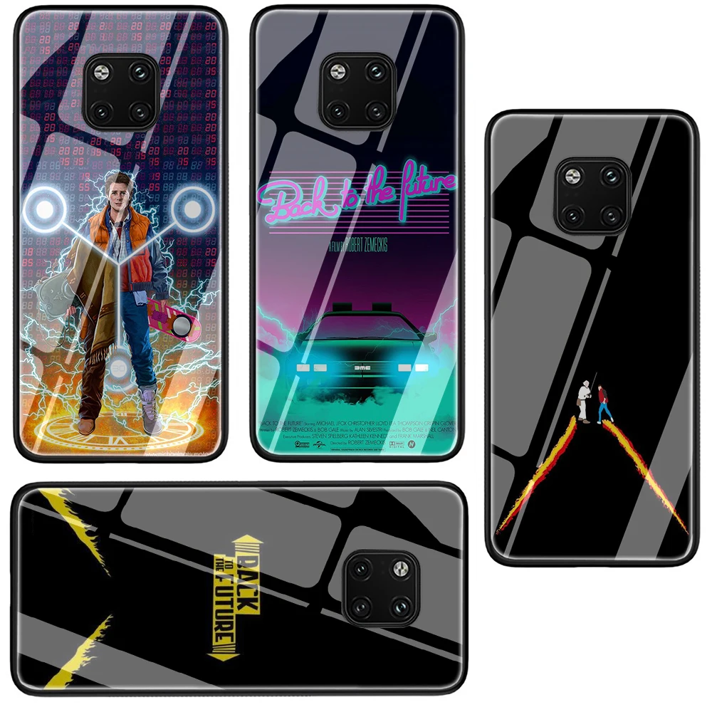 Задняя крышка для телефона из закаленного стекла чехол Huawei P10 P20 P30 Y6 Y9 Honor 8X 7A pro 9 10