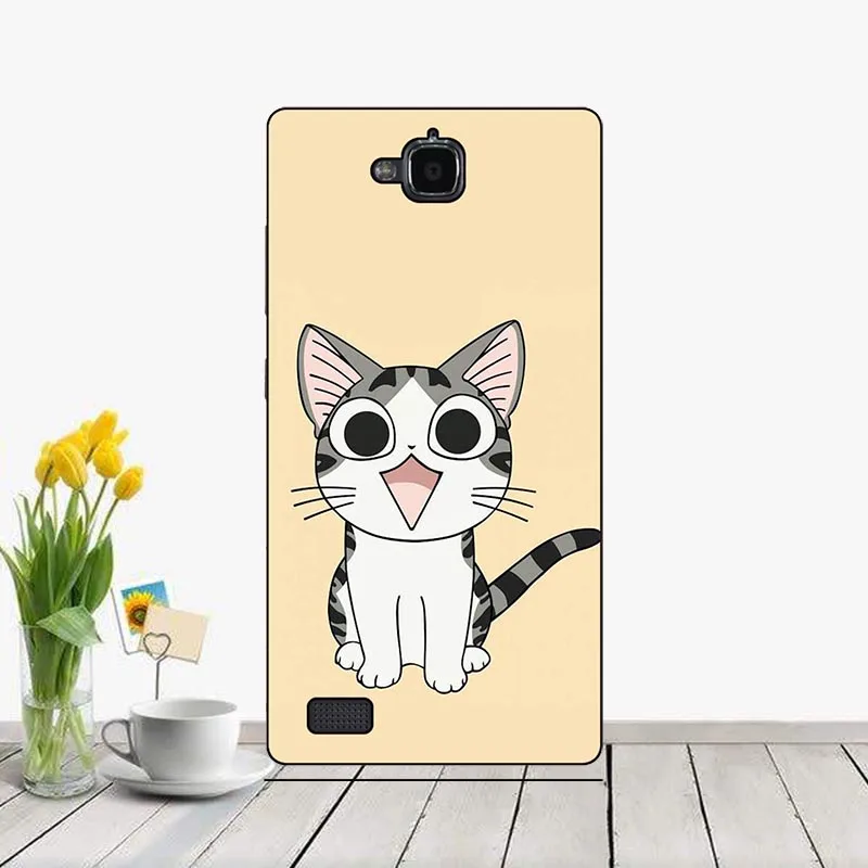 Чехол для huawei Honor 3C Lite/Honor 3C Play/Honor Holly Hol-U19, силиконовый чехол с цветочным принтом, милый чехол для телефона с рисунком в виде животного - Цвет: J47