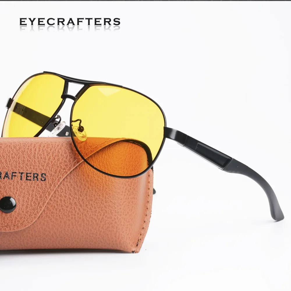 Солнцезащитные очки для вождения ночного видения мужчин брендовые дизайнерские