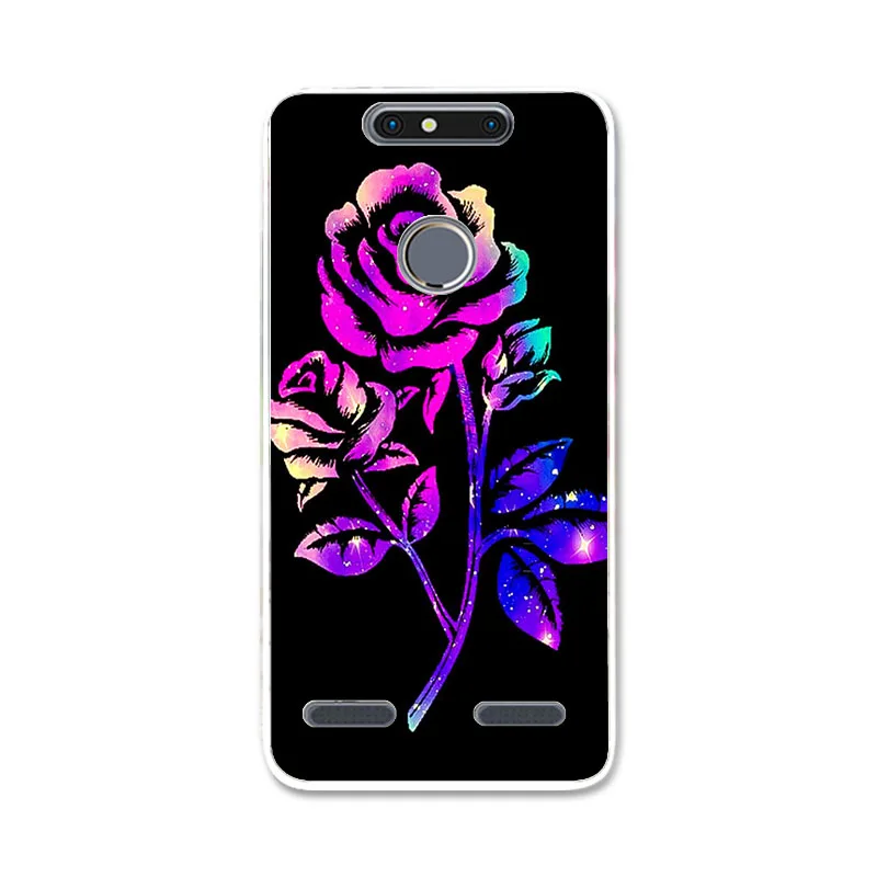 ТПУ чехол s для zte Blade V8 Lite, силиконовый чехол с цветочным рисунком, бампер для zte Blade V8 Lite, 5,0 дюймов, чехол для телефона, мягкая задняя крышка, Fundas - Цвет: Q101