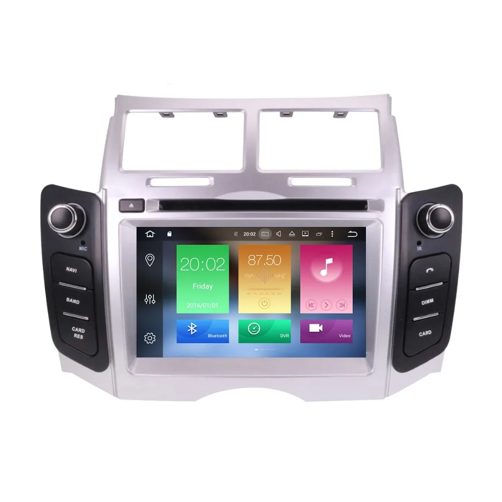 Android 10 0 Радио Стерео GPS для Toyota Yaris 2005 2006 2007 2008 2009 2010 автомобильный DVD плеер