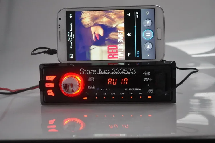 Новинка 12 в автомобильное радио MP3 аудио стерео плеер Bluetooth функция телефона handfree USB SD MMC порт автомобильное радио bluetooth In-Dash 1 DIN