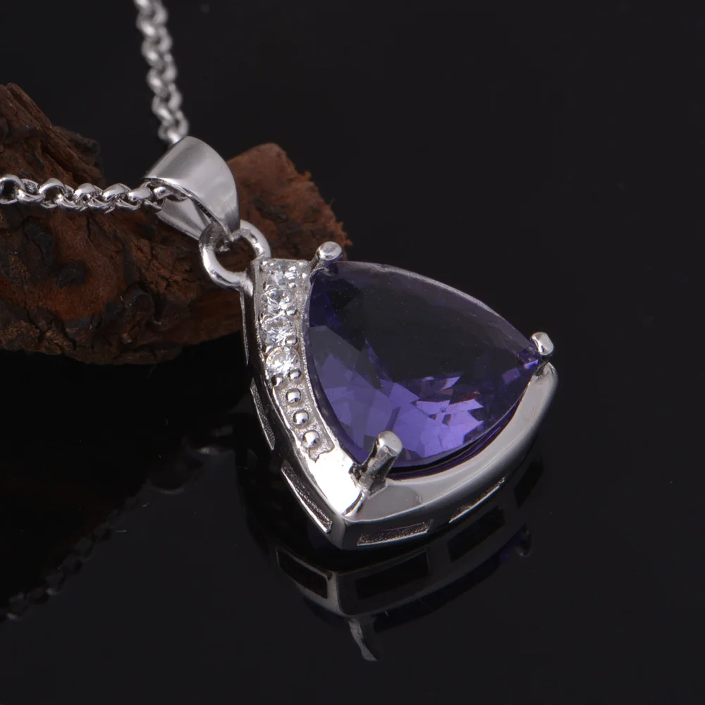 Романтические женские белые позолоченные ожерелья и необычные треугольные