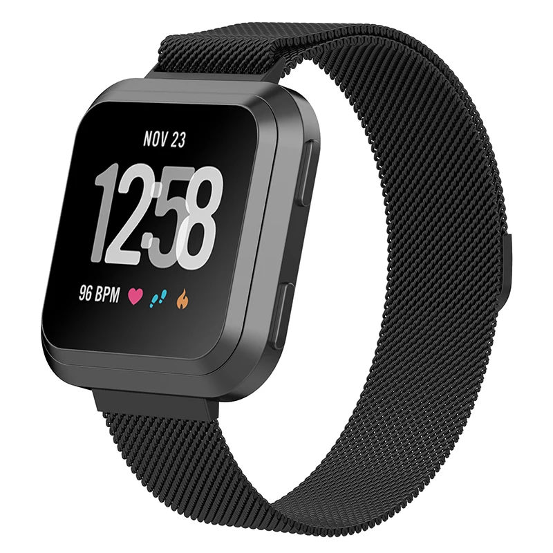 Сменный ремешок для Fitbit Versa/Versa Lite часов с магнитной Миланской петлей браслет из