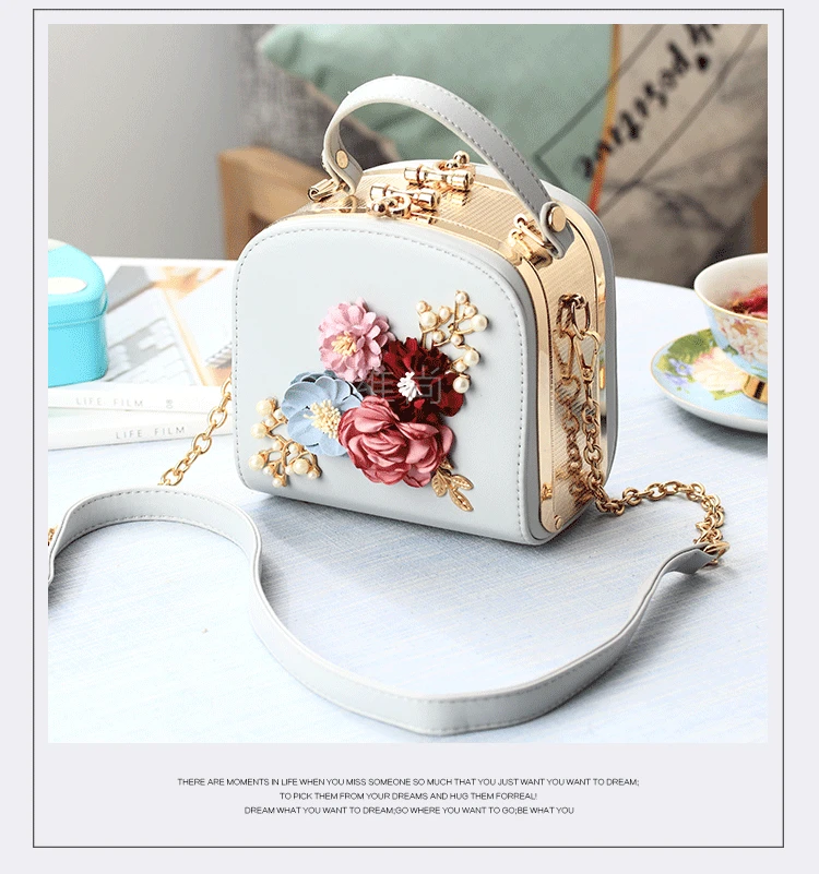 Beige Модные новые сумки-мессенджеры в цветочной коробке, высокое качество, Классические женские сумки через плечо, сумочки для девушек, повседневная Кожаная Сумка-тоут, вечерняя сумка - Цвет: Beige