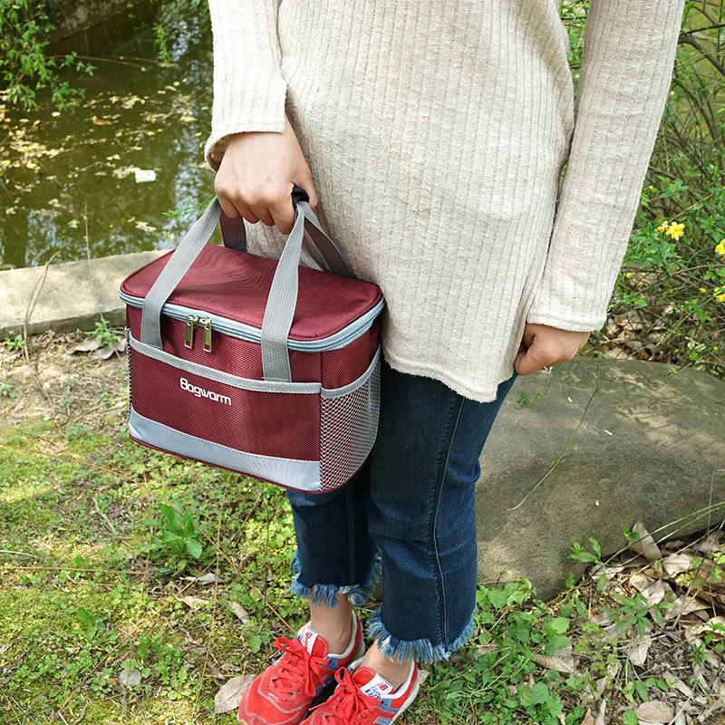 Термостойкая водонепроницаемая сумка холодильник для ланча пикника