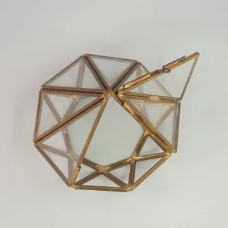 Сырье Латунь припой металлическая отделка стеклянные панели геометрический