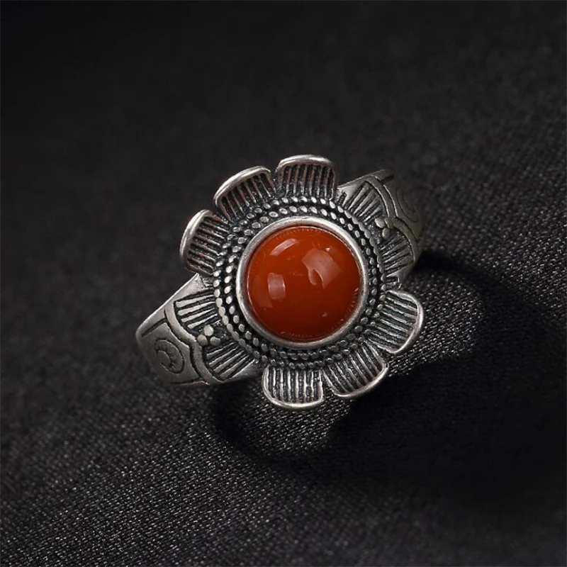 Женское кольцо с хвостом натуральный камень из гиппопа регулируемое 100%