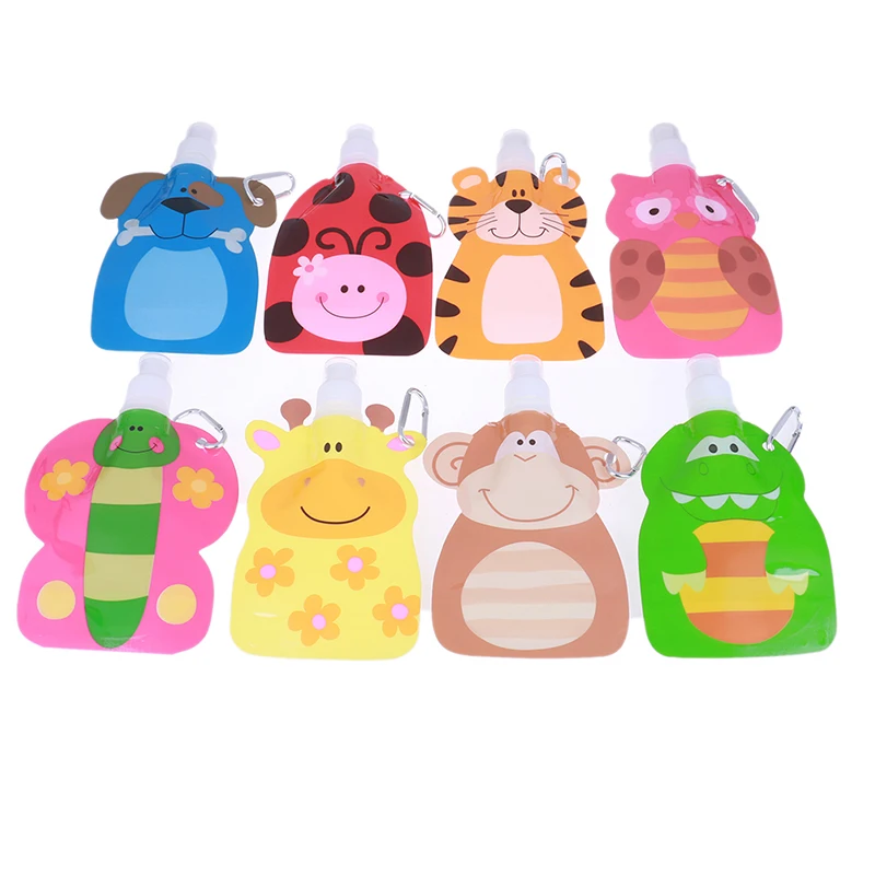 Портативная сумка для бутылки с питьевой водой складная пластиковая из