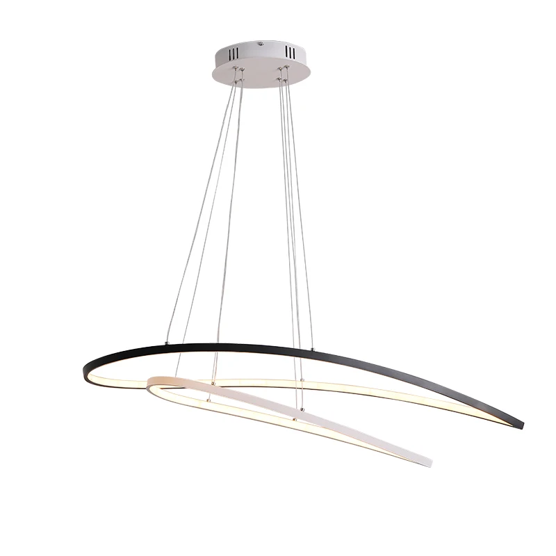 

NEO Gleam Modern Led Chandelier Creative leave Aluminium Hanging Chandelier Remote Controller Luminaria for Bar Dining Room