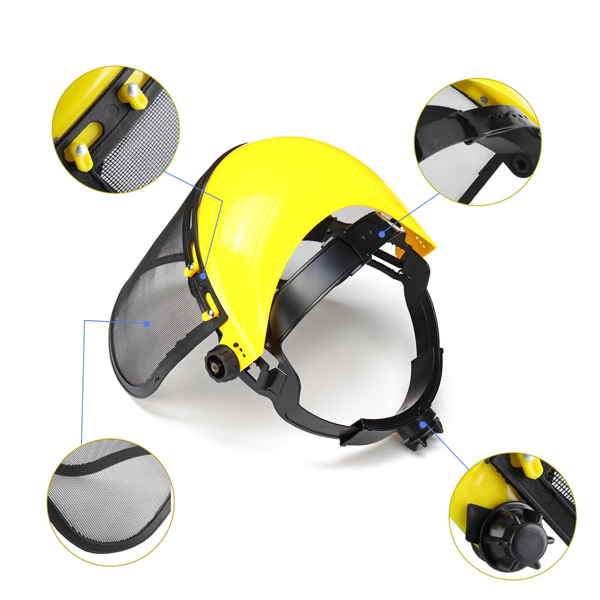 

Chainsaw Safety Helmet Hat Logging Brushcutter Forestry Visor Protection