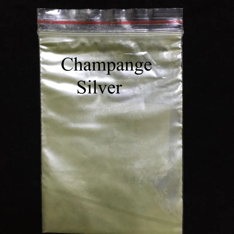 Серебряная пигментная краска цвета шампань для керамического порошка крафт