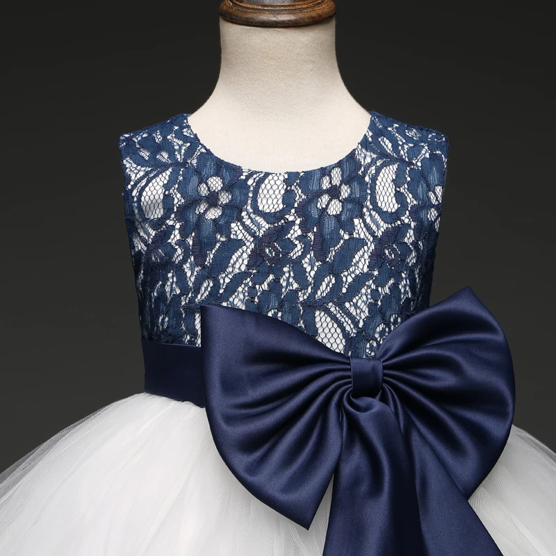 Children 4 5 6 years girl Birthday party Dresses Infant kids wear for Summer Wedding Bridal Dress Bow Print Teen clouthes | Детская