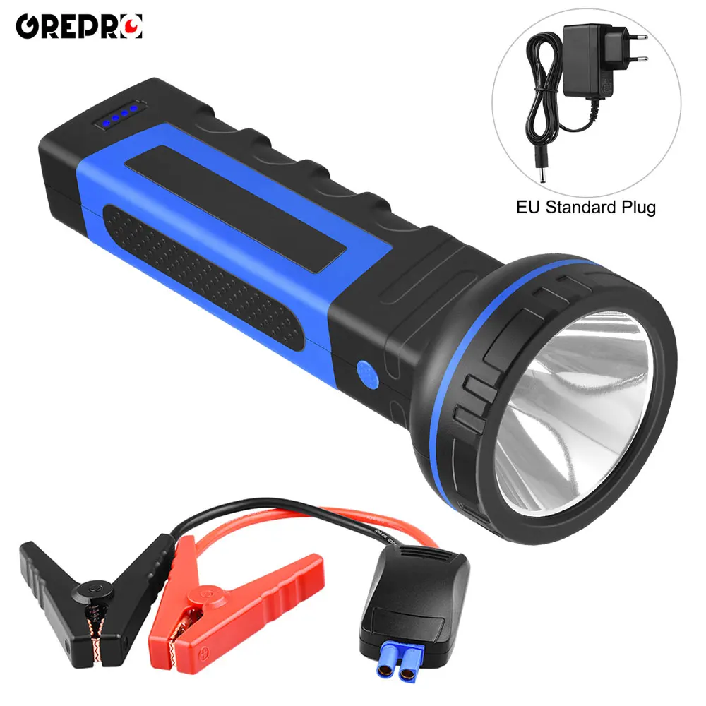 EU Standard Plug 13800 mAh автомобильный стартер 600A 12 V аварийный аккумулятор автомобиля Внешняя батарея многофункциональный автомобильный бустер стартер power Bank - Цвет: EU Standard Plug