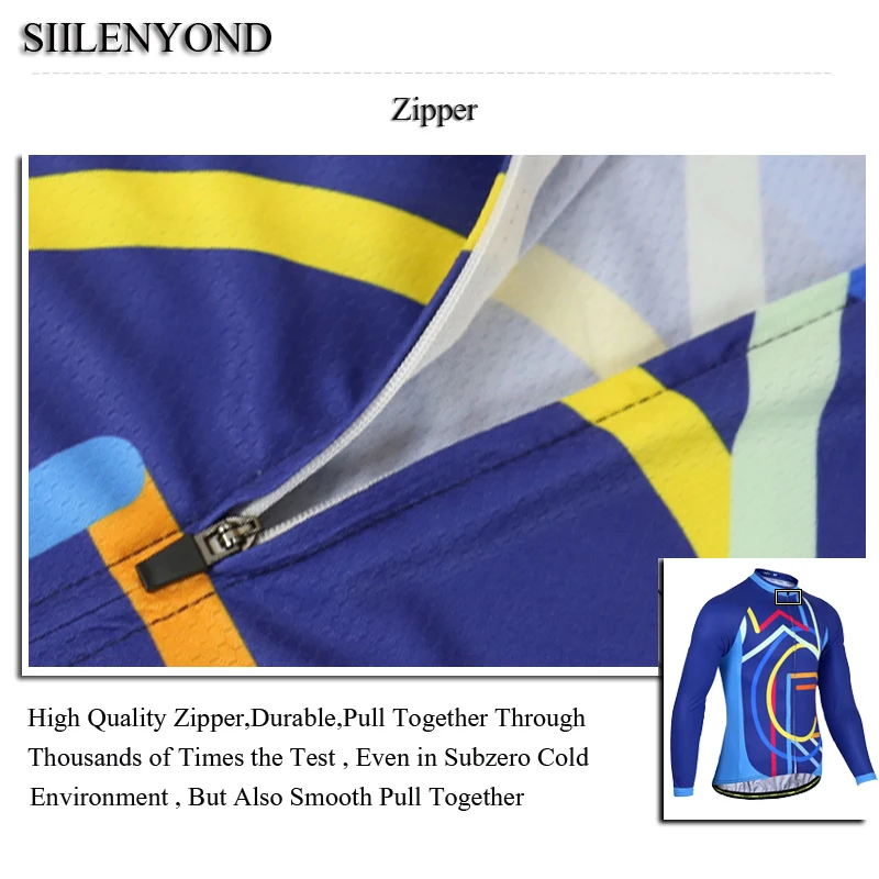 SIILENYOND Pro велосипедная Джерси с длинным рукавом гоночная горная куртка одежда MTB