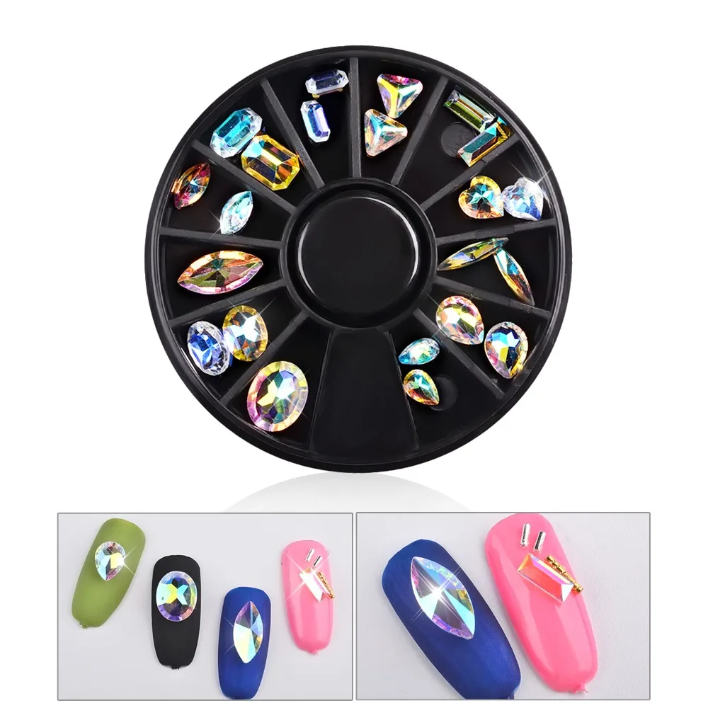 Стразы Anmas Rucci для дизайна ногтей своими руками блестящие стразы 3D украшение