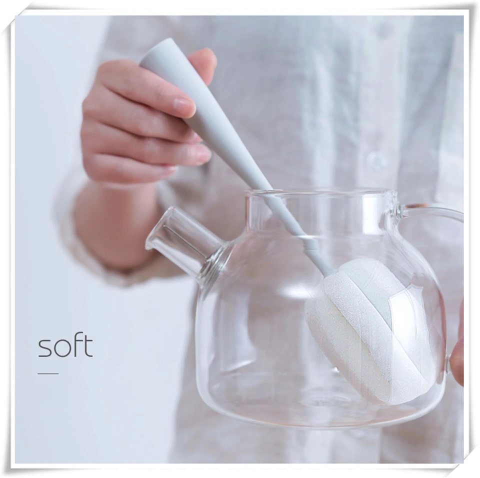 MSJO очиститель для стеклянной бутылки, щетка для кружки, посуды, воды, питьевой чистящей щетки, губка для домашней кухни, губка для посуды, бутылки