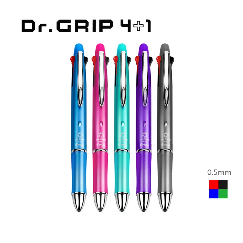 Pilot Dr. Grip 4+ 1 многофункциональная ручка KUMAMON Limited гелевая ручка Acro чернила 0,5 мм механический карандаш японские канцелярские принадлежности Школьные ручки