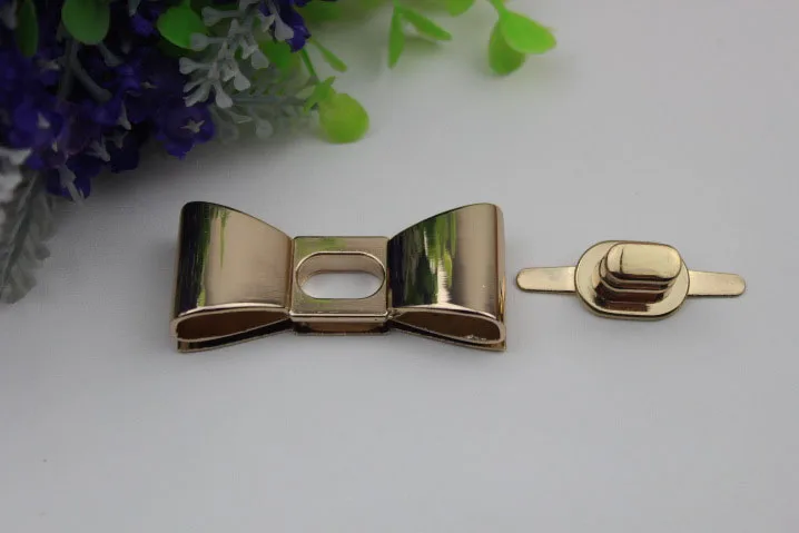 6 шт./лот аксессуары для чемоданов золотой замок из литья под давлением врезной