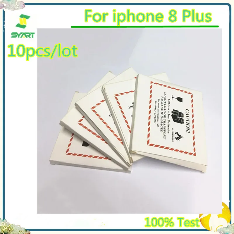 

10pcs/lot Battery For iphone 8P Real Capacity Mobile Phone Replacement Battery 0 Cycle Phone Battery For iphone 8 Plus 8Plus