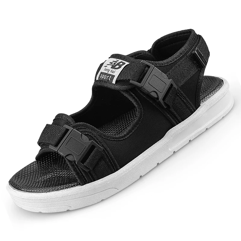 Шлепанцы для мужчин и женщин Спортивная пляжная обувь плоская подошва летние